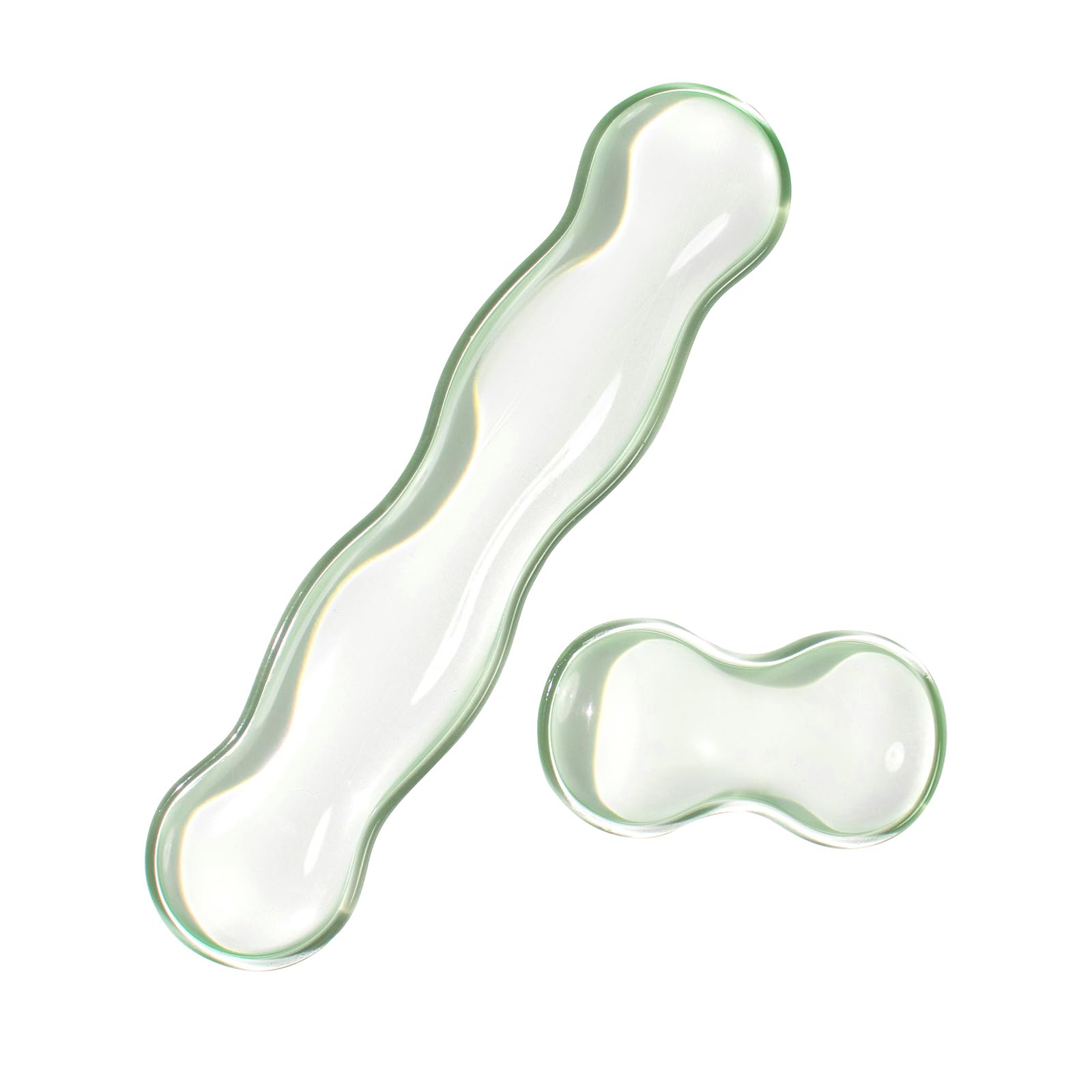 Clear Gel Wrist Rest For Keyboard And Mouse, Green Silicone Keyboard Wrist Rest Set, Cute Ergonomic Wrist Rest For Keyboard 60%/