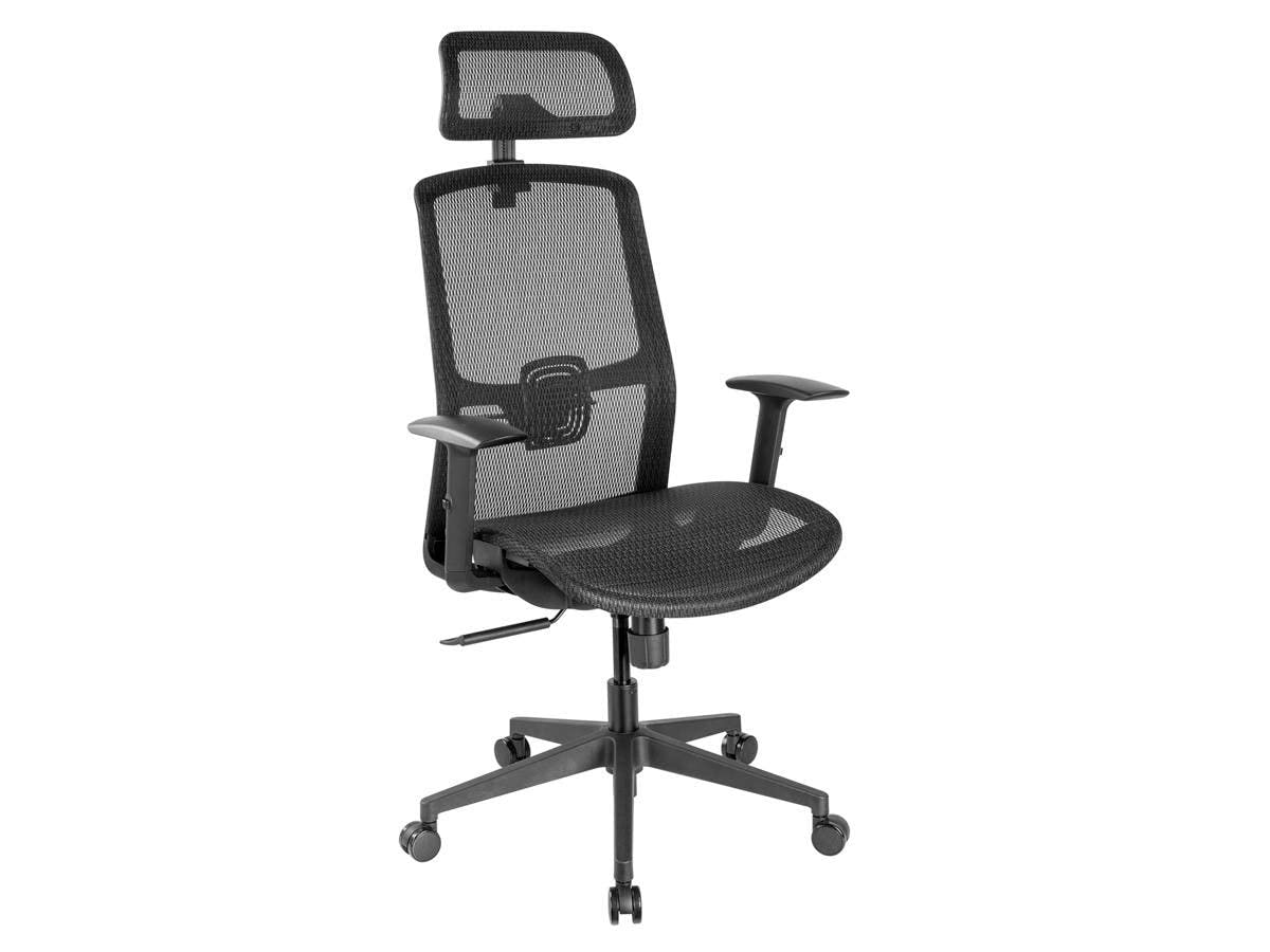 Workstream By Monoprice Wfh Ergonomic Office Chair With Mesh Seat Lumbar Support