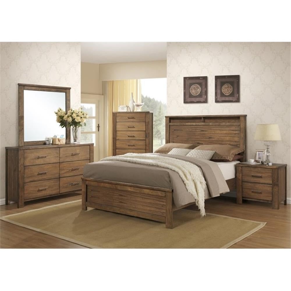 Progressive Furniture Brayden Nightstand, 26&quot; X 17&quot; X 25&quot;, Brown