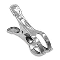 Coideal Beach Towel Chair Clips - 10 Pack Pool Cover Clips Stainless Steel Quilt Clamps Metal Large Heavy Duty Clothes Pins Wind