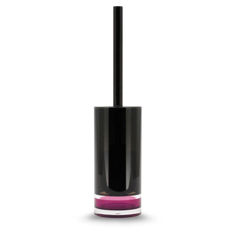 Freelance Float Acrylic Toilet Cleaning Brush with Holder Stand  Pink  Hygienic Commode/Toilet Brush Cleaner Set  Compact Sta