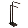 Kingston Brass SCC8005 Edenscape Pedestal Dual Towel Rack, 31.75 x 15.81 x 7.88, Oil Rubbed Bronze