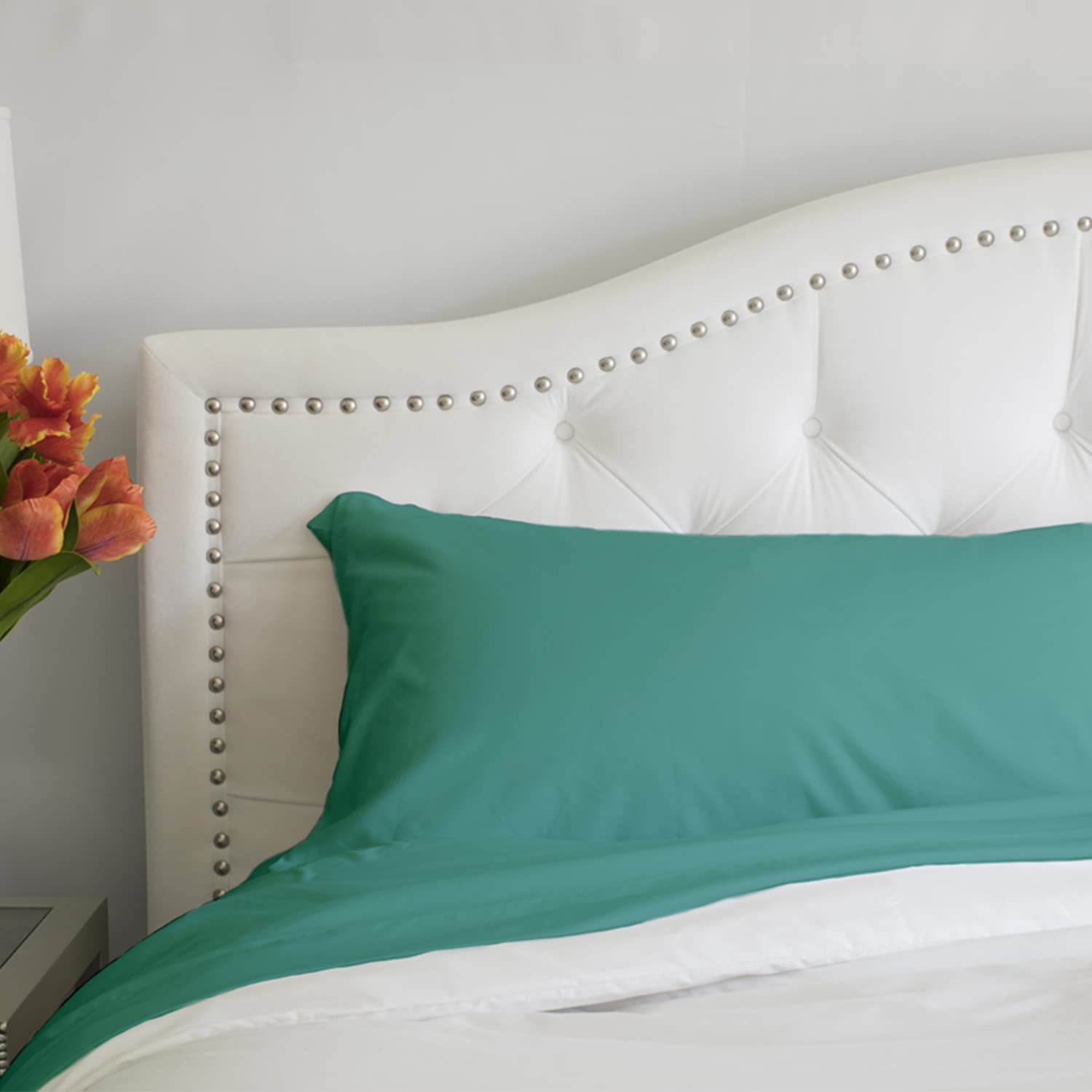 Peachskinsheets The Real Teal Sheet Set - 1500Tc Level Of Softness - Extra Soft Cooling Sheets For Hot Sleepers And Night Sweats