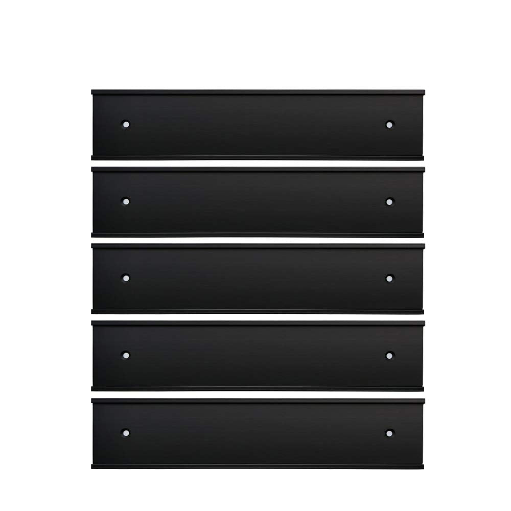 Nameplate Holder Wall Or Door 5Pack Black 2    8
