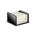 Kantek Black Acrylic And Silver Aluminum Sticky Note Dispenser, 3'X3' Self Stick Note Pad Holder, Office Organizer, Desk Acces