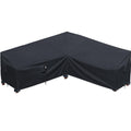 Upgraded Patio Furniture Covers, Waterproof Outdoor Sectional Cover, 600D Pu Outdoor Furniture Sofa Covers 90' X 90' V Shape O