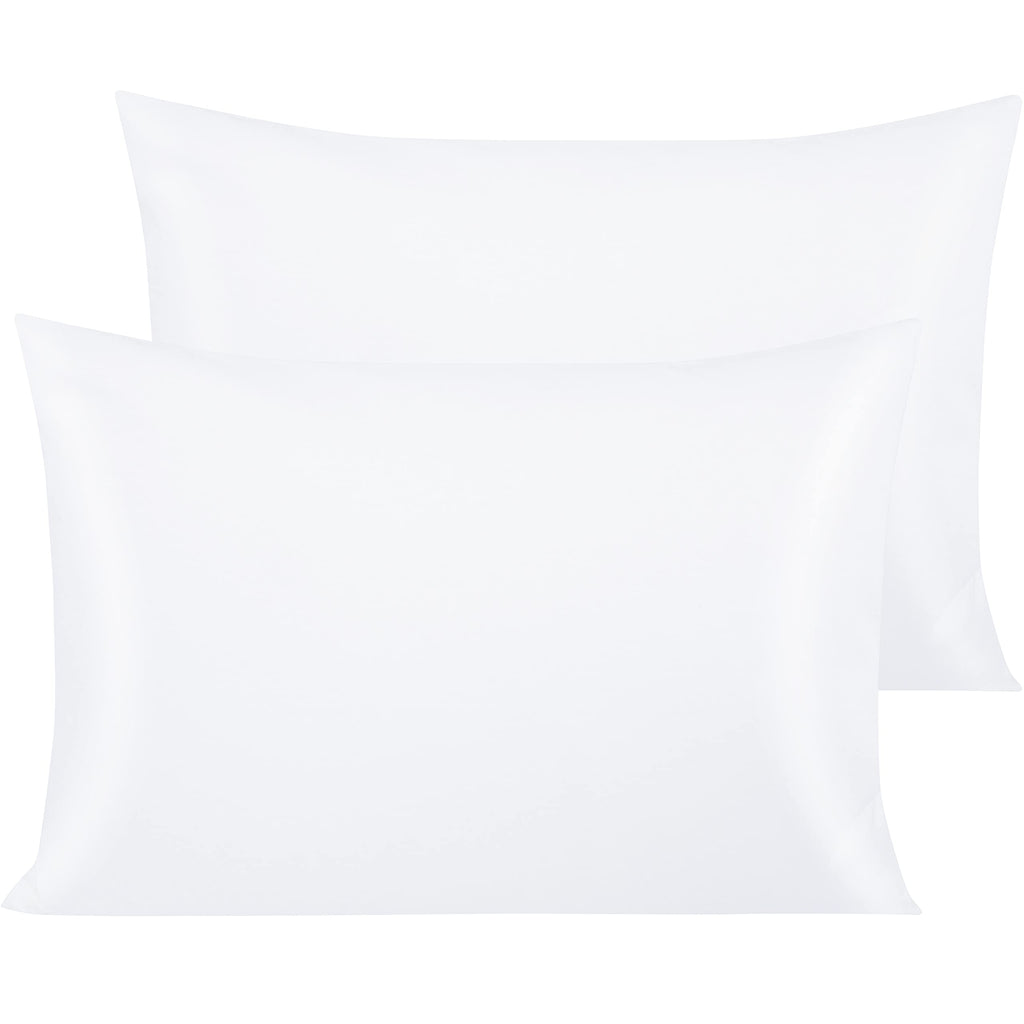 Ntbay Egyptian Cotton Queen Pillowcases - Set Of 2, 500 Thread Count Cotton Pillowcases - Soft And Breathable Envelope Closure P
