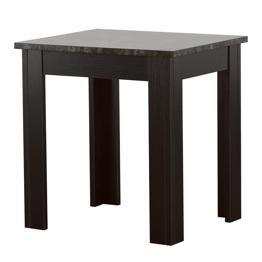 Coaster Home Furnishings Silas 3-Piece Faux-Marble Top Occasional Table Set Black
