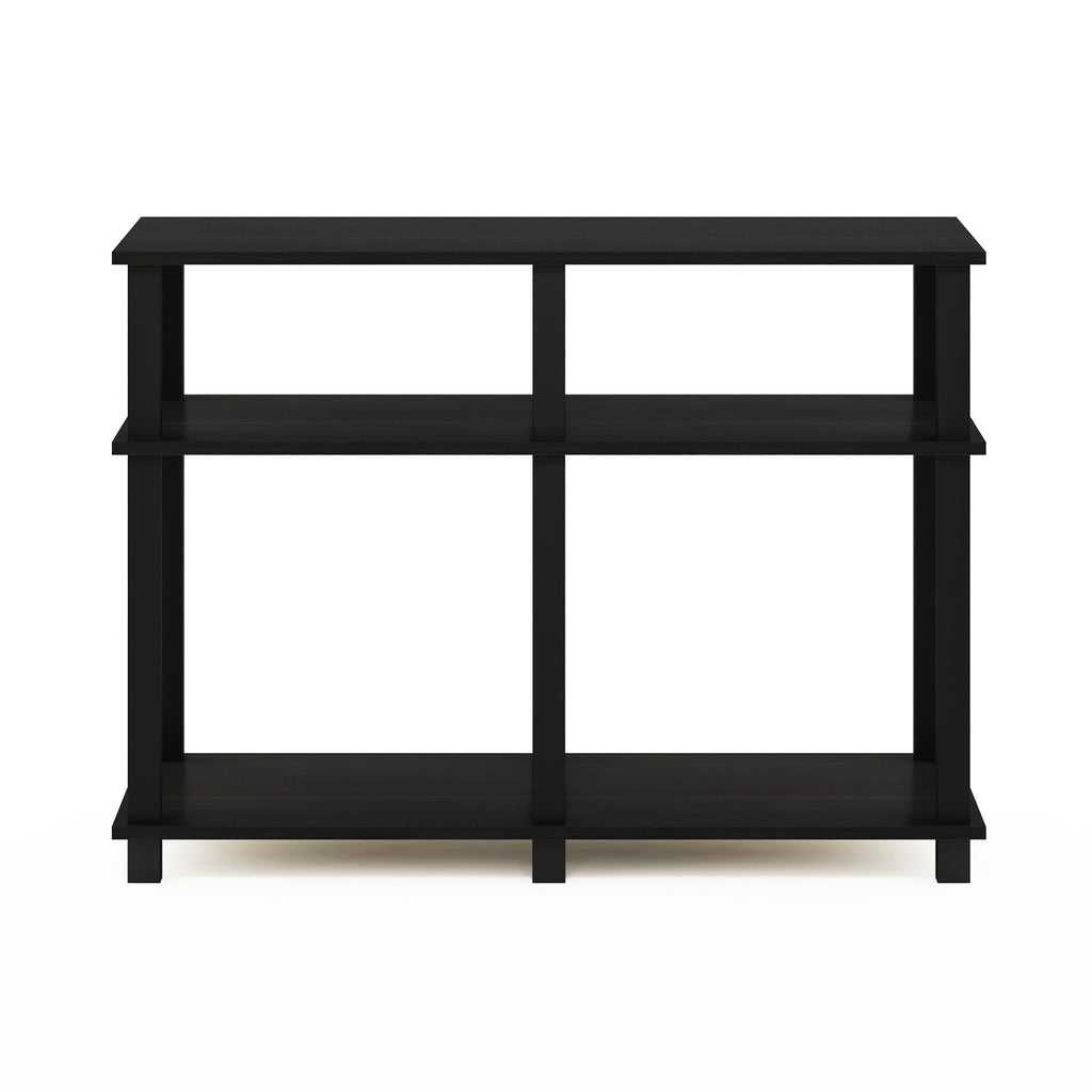 Furinno Romain Turn-N-Tube Stand for TV up to 40 Inch, 40-Inch, Espresso/Black