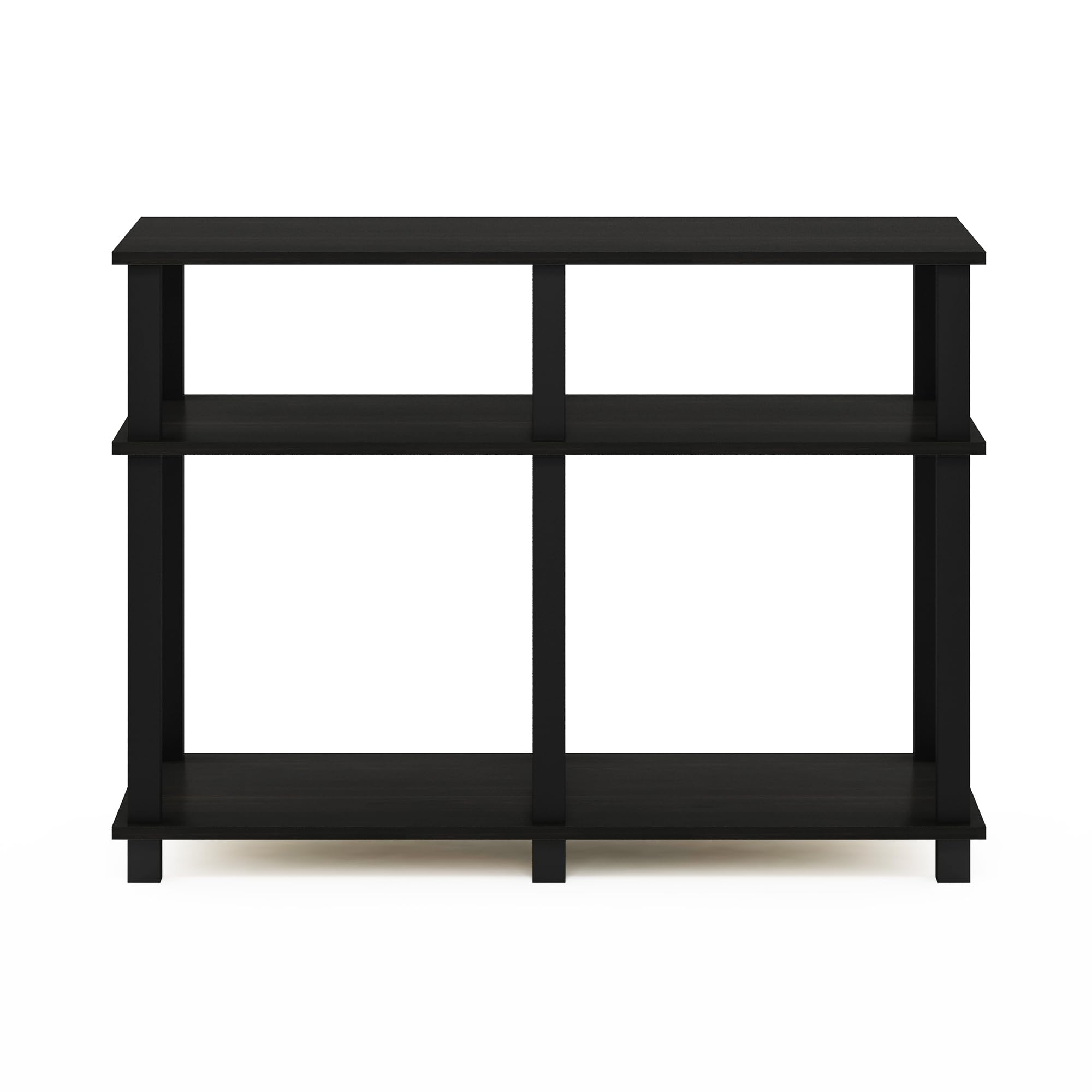 Furinno Romain Turn-N-Tube Stand for TV up to 40 Inch, 40-Inch, Espresso/Black