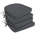 Favoyard Outdoor Chair Cushions 17'X16'X2' Set Of 4 Waterproof Seat Cushion For Patio Furniture With 3-Year Fade Resistant Re
