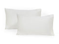 Organic Cotton White King Pillowcases - 2 Pack, 100% Gots Certified Organic Cotton, Cooling, Soft, Hypoallergenic, Luxurious, An