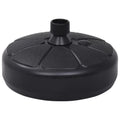 vidaXL Outdoor Umbrella Base, Round, Heavy-Duty, Fillable with Water or Sand, 4 Gallon Capacity, Lightweight but Sturdy, Portabl