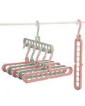 Brijbazaar Wardrobe Space Saver Folding Hangers,Hangers For Clothes Wardrobe,1 Pack AntiSkid Plastic Magic Clothes Hanger  360