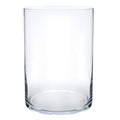Royal Imports Flower Glass Vase Decorative Centerpiece for Home or Wedding - Cylinder Shape, 8 Tall, 5 Opening, Clear