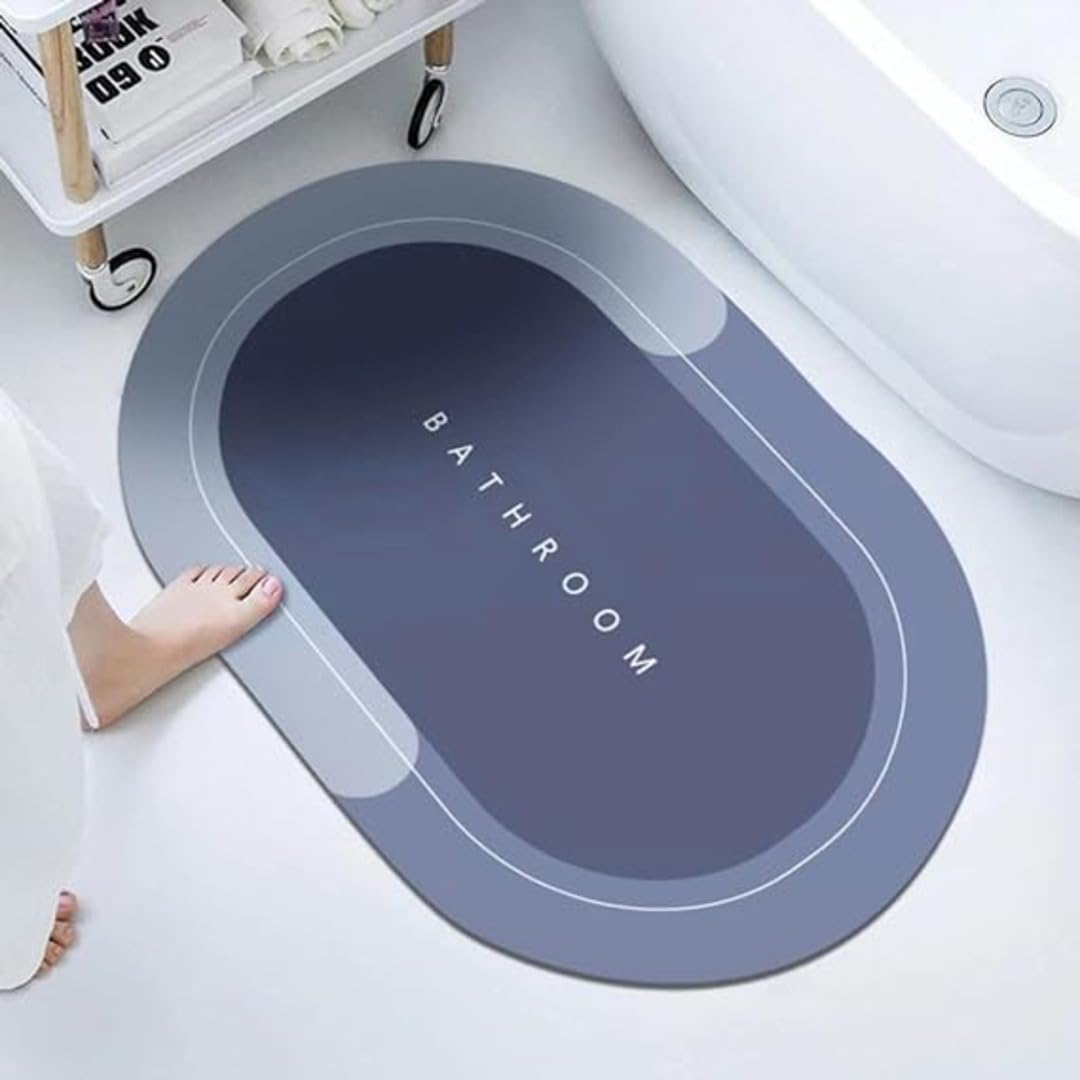 JSK ENTERPRISE Bathroom mat Living Room mat,kichen mat, Bedroom mat, Quick Dry Rung mat fit Door Super and Solid Absorbent Fashi