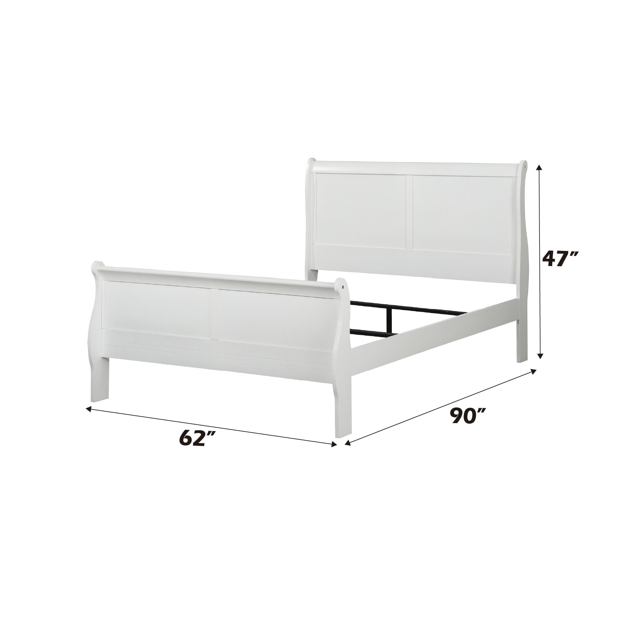 ACME FURNITURE Louis Philippe Queen Bed - - White