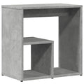 vidaXL Side Table Concrete Gray 19.7inchx11.8inchx19.7inch Engineered Wood