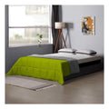 Linenovation Classic All Season 5 Star Hotel Microfiber Duvet/Ac Comforter/Quilt  Mint Green Grey  Double Bed Size 90 Inch X 