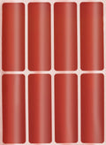 Royal Green Color Labels Sticker 3X1 Inch (75Mm X 25Mm) Rectangular Metallic Red Stickers For Gifts And Events -120 Pack