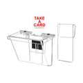 2 Pack Vehicle Business Card Holder With Lid And Window Hook Holds 3.5' X 2' Cards Or Other Small Printed Materials With Take