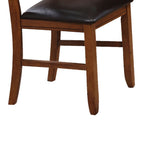 ACME Apollo Side Chair (Set-2) - 70003 - Espresso PU & Walnut