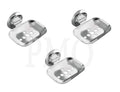 PMO Soap Dish Stand | Soap Case and Holder Stainless Steel Set of 3