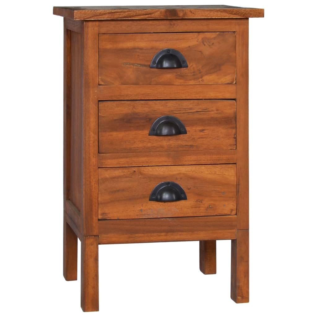 Bedside Cabinet 15.7&quot;x13.8&quot;x23.6&quot; Solid Teak Wood