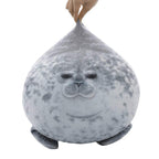 Seal Pillow, Chubby Blob Seal Plush Pillow Stuffed Animal Toy Cute Plushies Ocean Pillows (Medium)