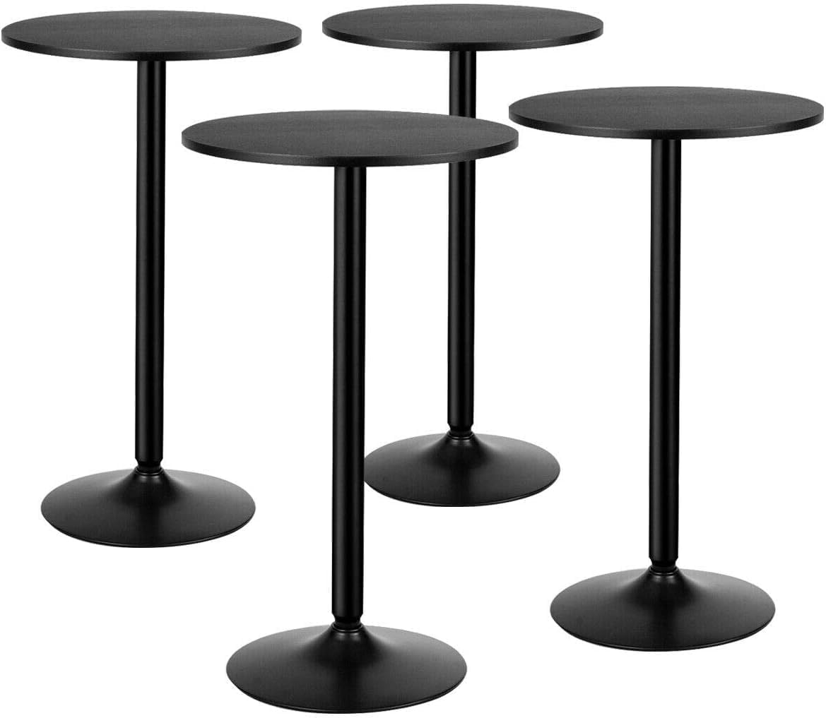 Ergomaster Two-In-One Bar Table, Modern Style Standing Circular Cocktail Table 40 '/22 ' Two Convertible Height Suitable For D