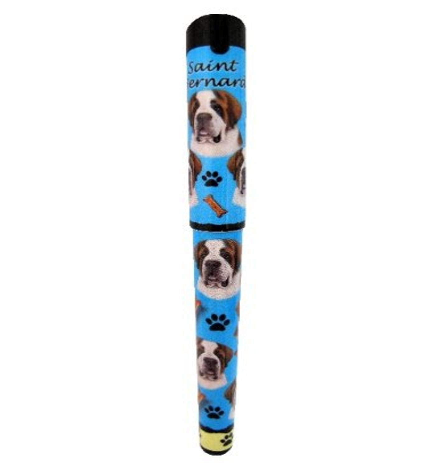 E&S Pets Saint Bernard Pen Easy Glide Gel Pen, Refillable With A Perfect Grip, Great For Everyday Use, Perfect Saint Bernard Gif