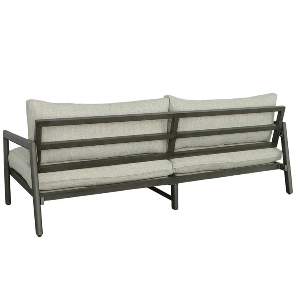 Progressive Furniture Gray Sunset Aluminum Outdoor Sofa - Thumbnail 3