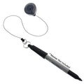 2 Pack - Retractable Pen Holder (Marker & Carpenter Pencil Compatible) 'Stay Open' Ratcheting Pull Cord - Belt Clip Reel & Sma