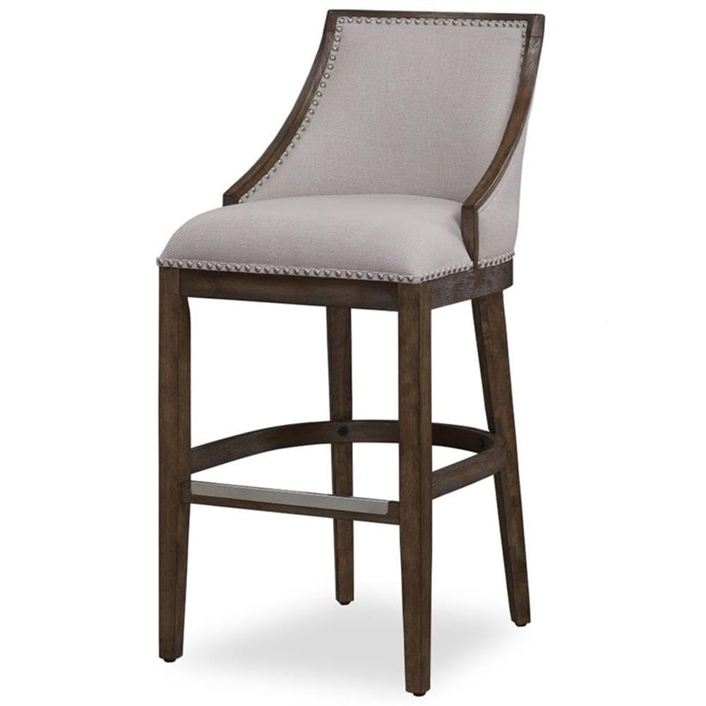 American Woodcrafters Gilford 26-Inch Drift Brown Wood Counter Bar Stool
