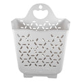 SOESFOUFU Wall Mounted Laundry Basket Foldable Laundry Hamper with Handle Space Saving Collapsible Clothes Storage Basket for Ba