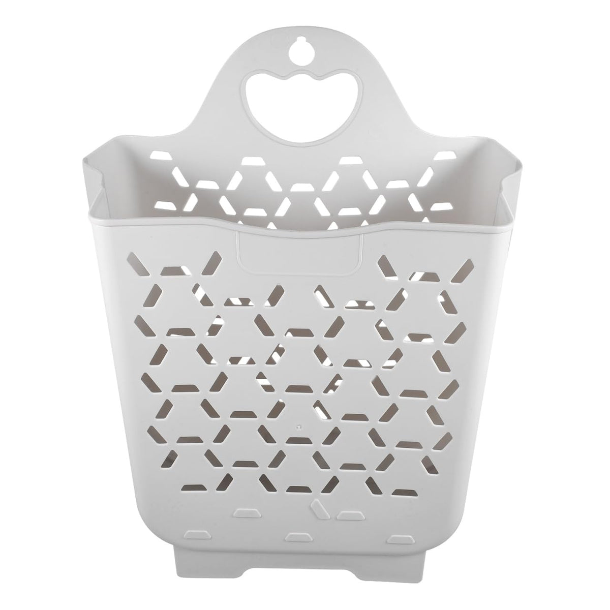 SOESFOUFU Wall Mounted Laundry Basket Foldable Laundry Hamper with Handle Space Saving Collapsible Clothes Storage Basket for Ba