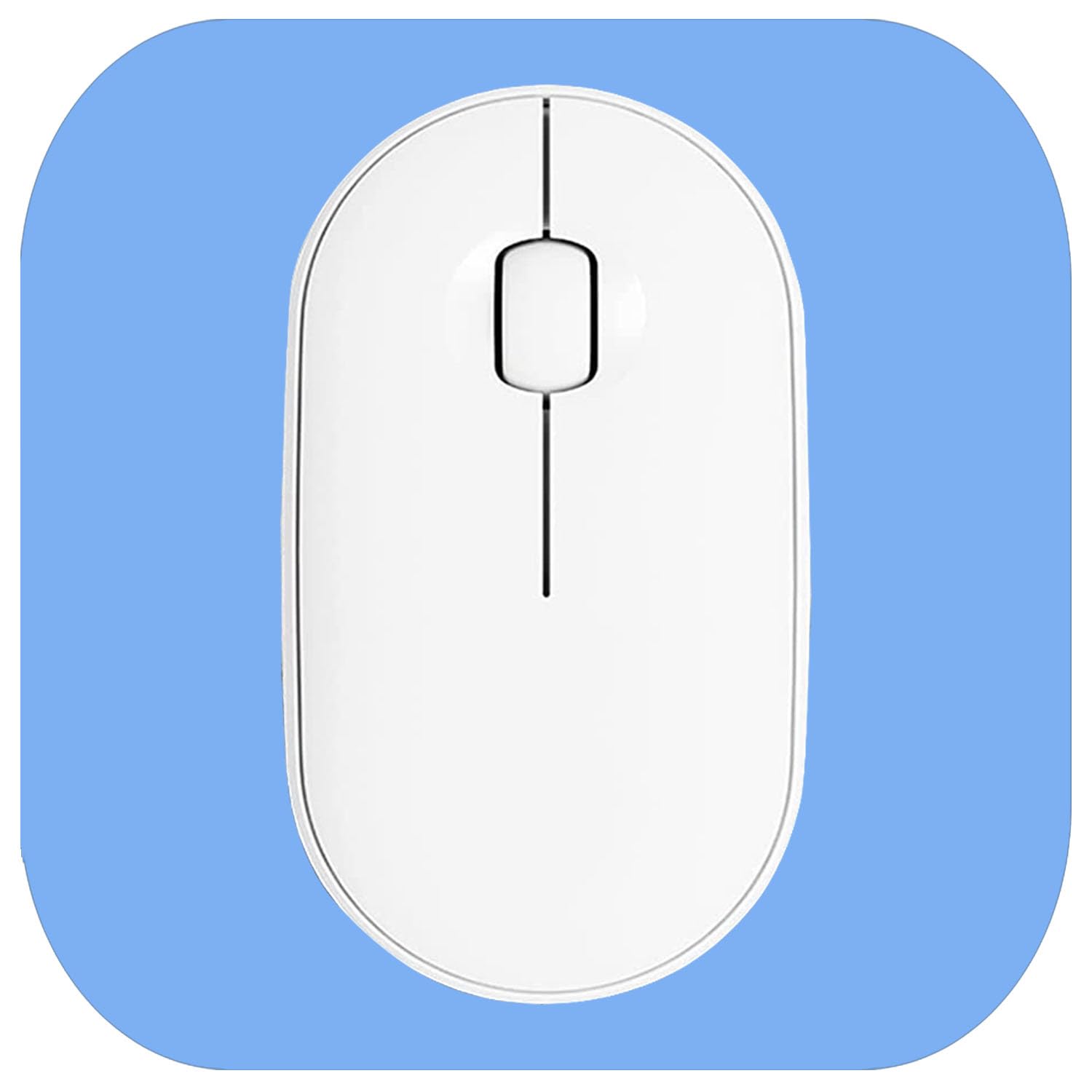 Mini Mouse Pad, 6X6 Inches, Waterproof Non-Slip Rubber Base, For Laptop, Keyboard Tray, Wireless Mouse, Home, Office, Travel (Bl