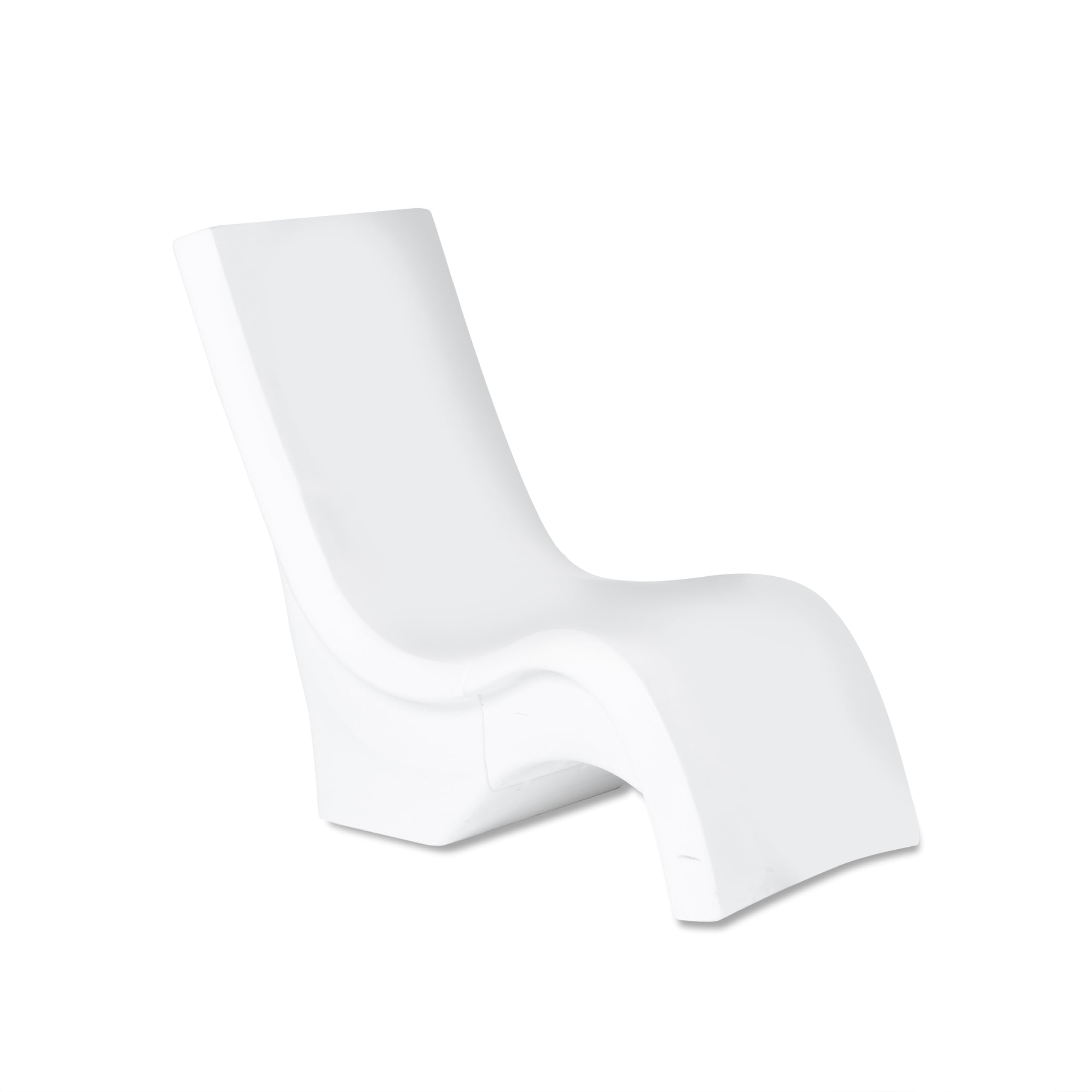 Step2 Vero Pool Chair, Fade-Resistant, Waterproof Patio Furniture For Sun Shelf, Use In Pools Up To 15-Inches Of Water, Weighted, 43'D X 23'W X 37'H, Resin, White