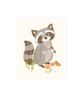 Sea Urchin Studio Woodland Art Print, Raccoon, 8 x 10