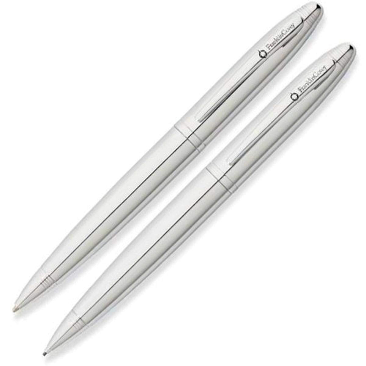 Franklin Covey Lexington Chrome Ballpoint Pen & 0.9Mm Pencil Set