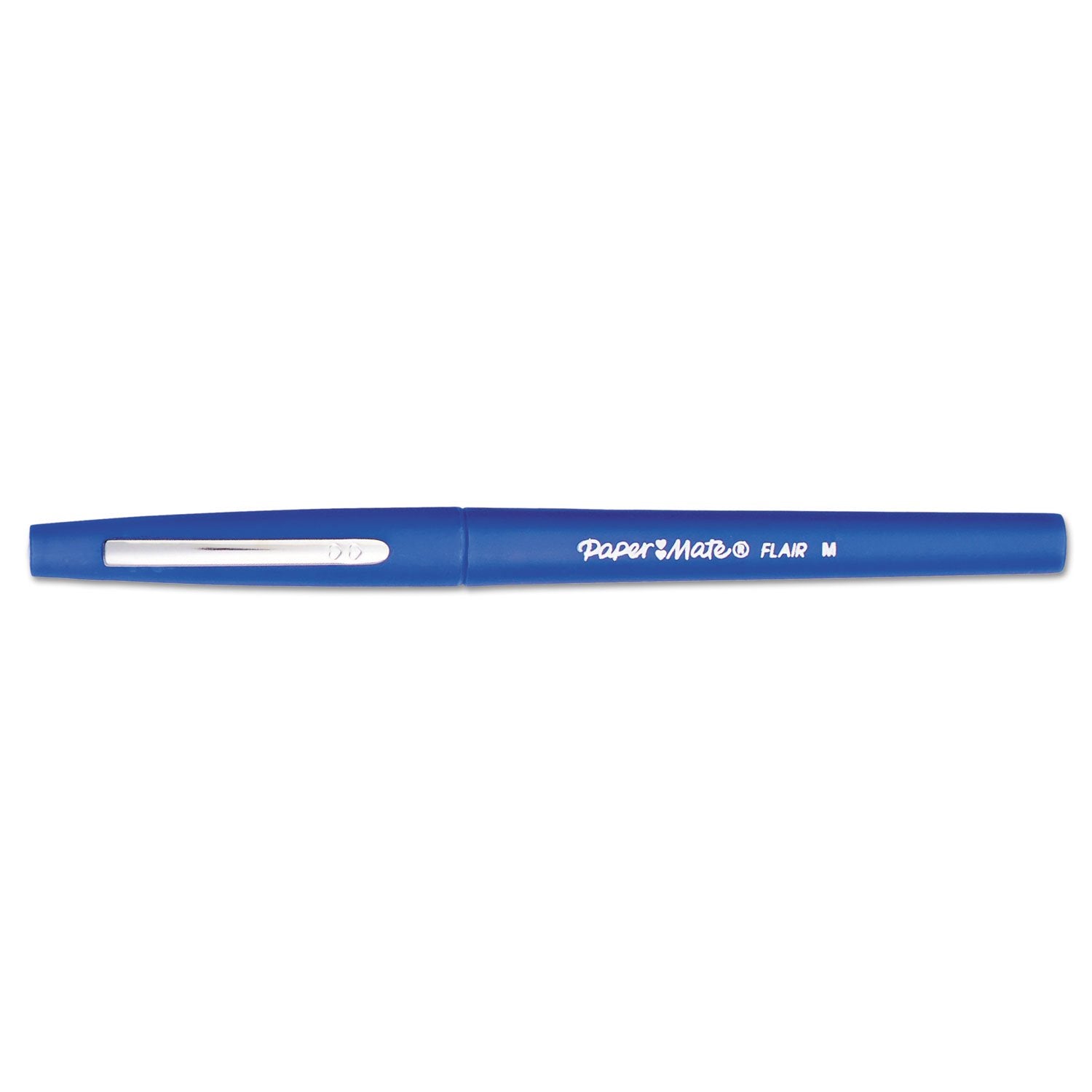 Paper Mate 8410152 Flair Medium Felt Tip Stick Pen, Blue Ink, .7Mm, Dozen