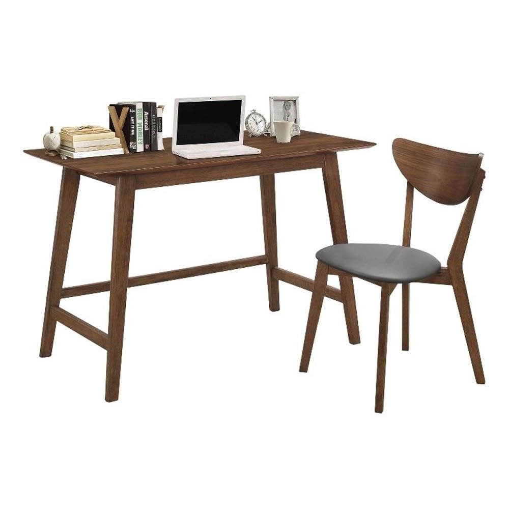 Coaster Home Furnishings 2-Piece Writing Desk Set Walnut