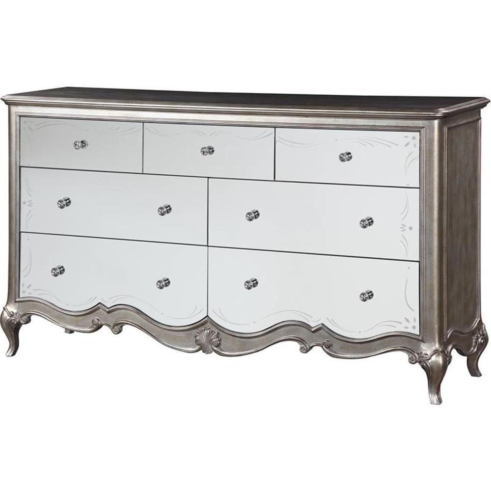 Acme Esteban Dresser In Antique Champagne