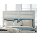American Woodcrafters Dunescape 63&Quot; W Wood Queen Panel Headboard In White