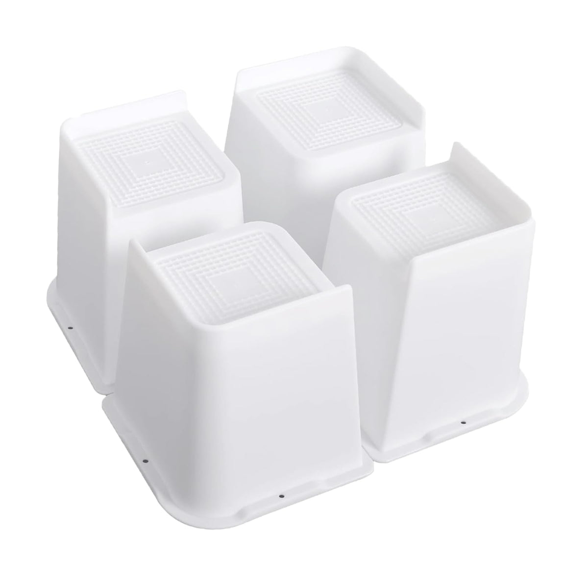 Mymulike Bed Risers 4 Inch,6 Inch, 8 Inch, Oversized Furniture Risers, Support Up To 6000 Lbs, Lift 6 Inch For Couch, Sofa, Tabl