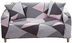 HOOBUY Printed Sofa Cover Stretch Couch Covers Patterned Slipcovers for Armchair Grey and Brown 15#(Armchair)