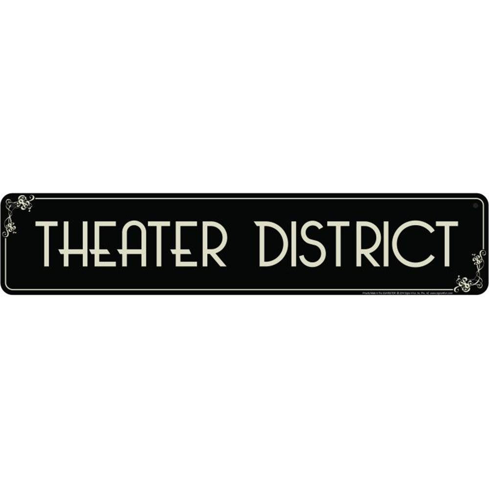 Signs 4 Fun Sstdr Theater District, Street Sign