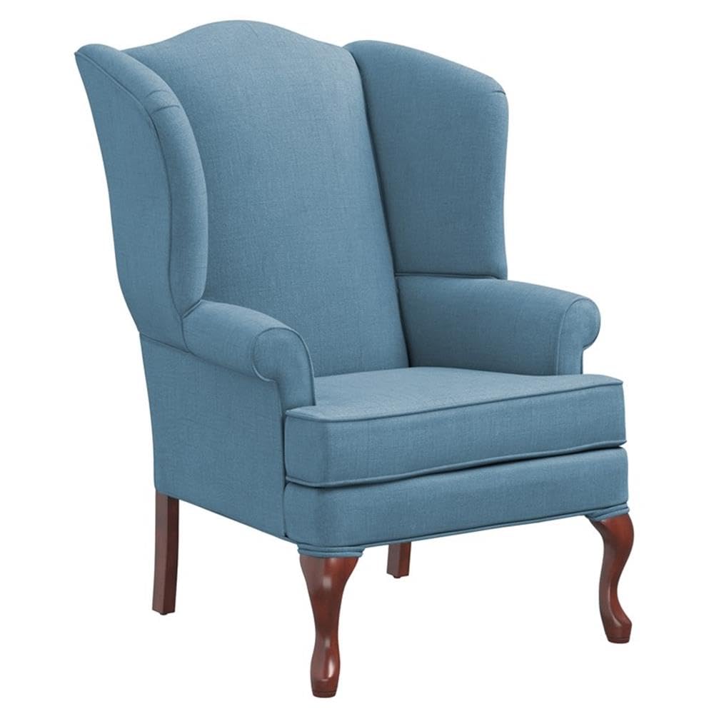 Comfort Pointe Erin Wing Back Chair - Blue