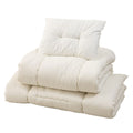 Emoor Space-Saving Japanese Futon Set (Futon Mattress, Comforter & Pillow) Compact-Twin, Made In Japan, Foldable Floor Sleeping