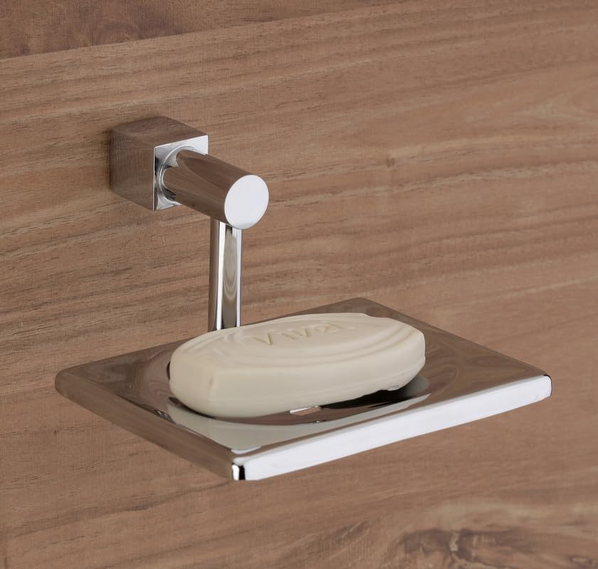 GRIVAN Wall Mounted Stainless Steel Single Soap Holder, Soap Stands for Bathroom Wall/Soap Tray for Bath Dish Bathroom Accessori
